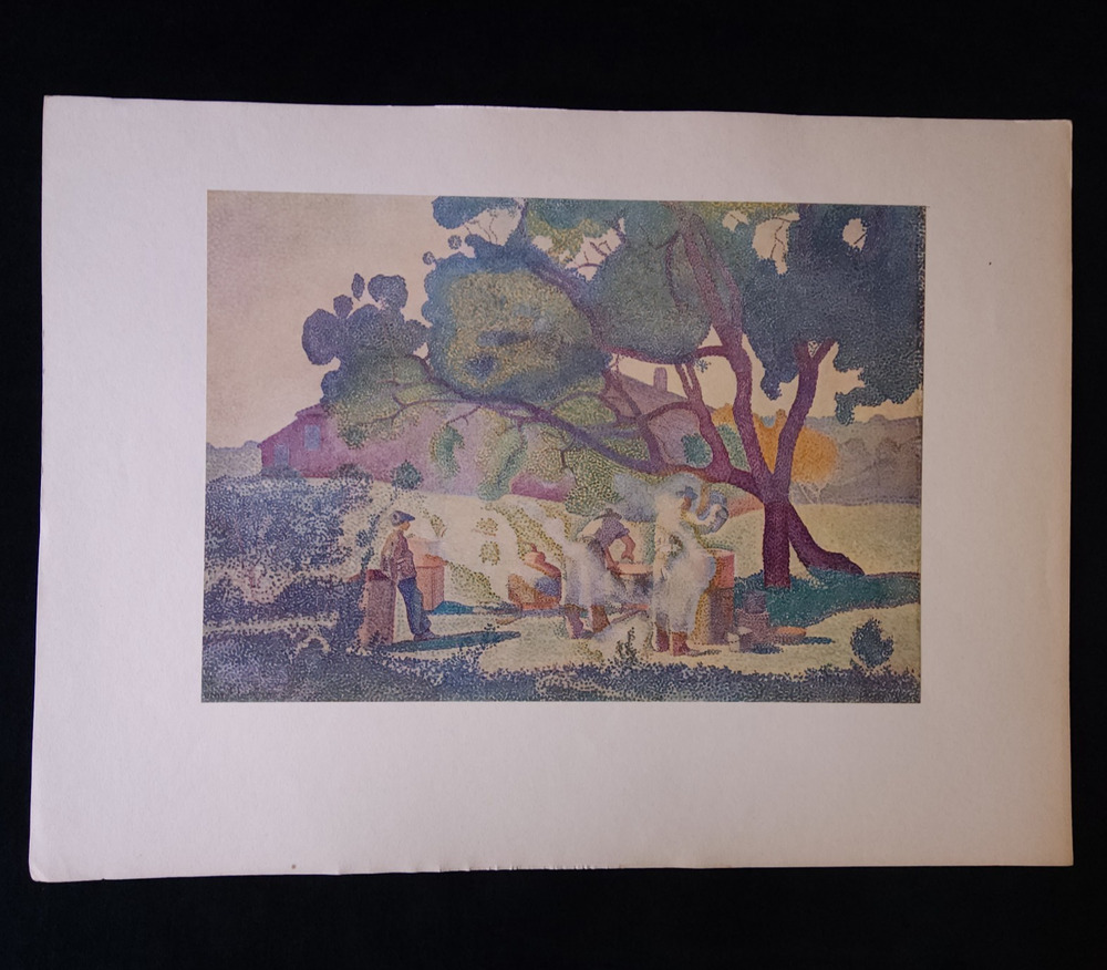 1947 Henri-Edmond Cross-Delacroix 1st Edition Neo-Impressionist Lithograph Print